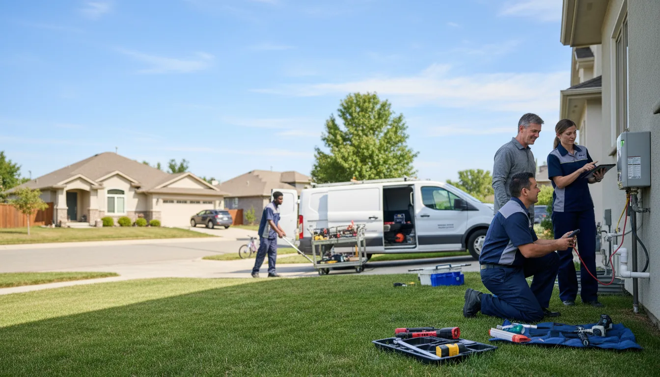 Tankless water heater service in New Canton, VA